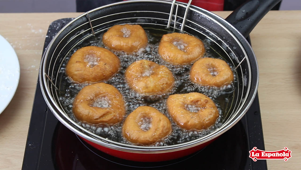 Receta Rosquillas caseras faciles AOVE La Espanola